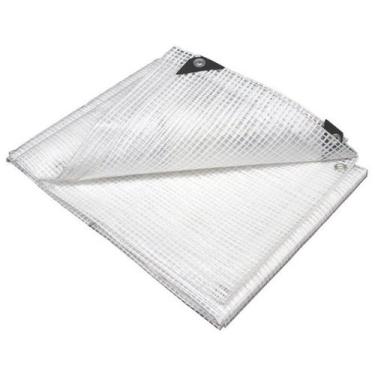 Imagem de Lona Transparente 3x3 com ilhoses cada 50cm 300 micras - Lonas America