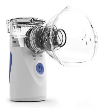 Imagem de Inalador Portátil Nebulizador Ultrassônico Bivolt Ou Pilha - WEBDD