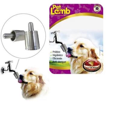 Imagem de Bebedouro Furacao Pet Automatico Aluminio Torneira - Furacão Pet