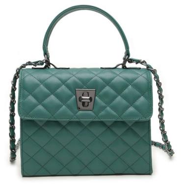 Imagem de Bolsa Feminina Mão Transversal Napa Floater Giulia - Miah Flor, Salsa,