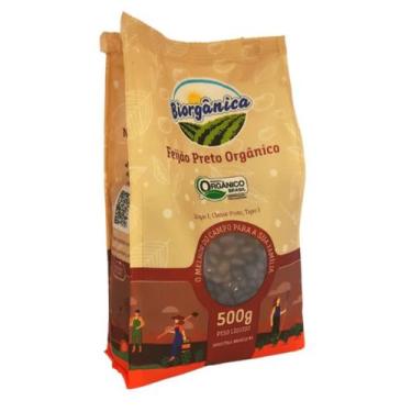 Imagem de Feijão Preto Orgânico 500g Biorgânica