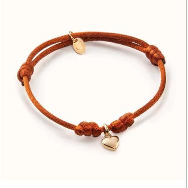 Imagem de Pulseira Coração Banhando em Ouro 18k - Puro Charme Joias, 1