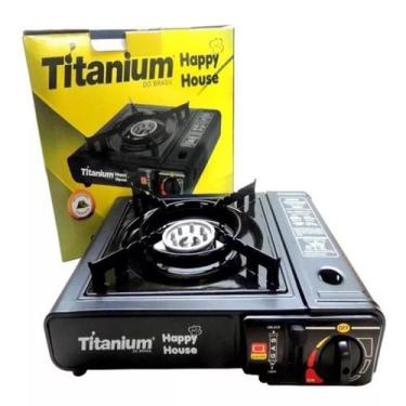 Imagem de Fogão Portátil Fogareiro Camping Pesca Trilha - Titanium