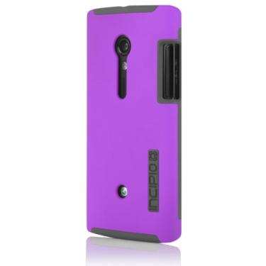 Imagem de Incipio SE-136 SILICRÍLICO para Sony Ericsson Aoba Xperia Ion - 1 pacote - Embalagem de varejo - Roxo escuro/cinza claro