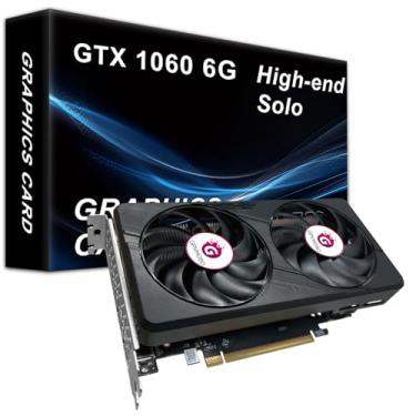 Imagem de Placa gráfica para computador GeForce GTX 1060 6GB, GDDR5 192bit 8K HDR VR, placas de vídeo Nvidia 1060 para PC de jogos, suporte Tarjeta Gráfica Direct X12 PCIe3.0 * 16, ventiladores de resfriamento
