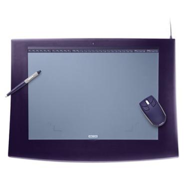 Imagem de Tablet Wacom Intuos2 Serial 12 x 18 com caneta Intous2 Grip e mouse 4D (XD1218SER)
