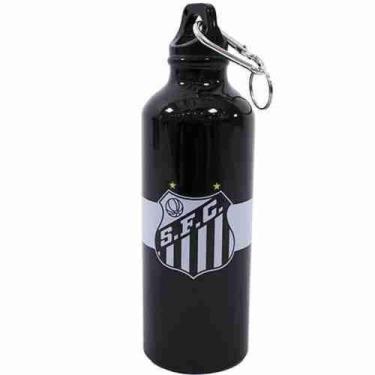 Imagem de Garrafa De Alumínio Com Prendedor 500ml - Santos - Mileno