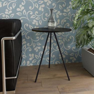 Imagem de Mesa Lateral Gabriela Wood Preto