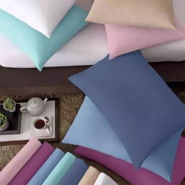 Imagem de Fronha 100% Algodão Royal 50 X 70cm Antialérgica Santista, Rosa