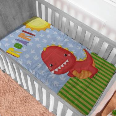 Imagem de Edredom Cobertor Bebê Berço Americano Estampado Sublimado 1m X 1.5m - 