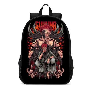 Imagem de Mochila Escolar Infanto Juvenil Anime Jujutsu Kaisen Sukuna Novidades 