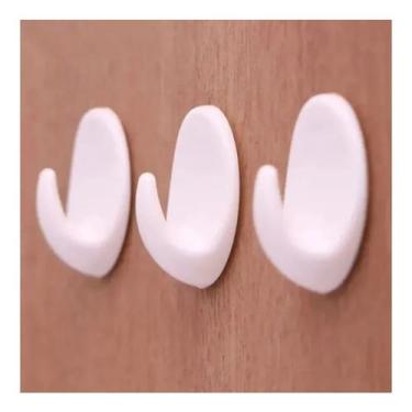 Imagem de Kit 3un gancho parede adesivo porta pano prato colher objeto - clink, 