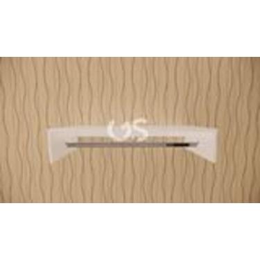 Imagem de Kit 4 Cabideiros Arara Branco Provador de Madeira Parede Organizador C