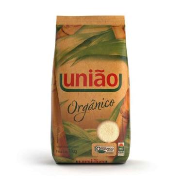 Imagem de Açúcar união cristal orgânico 1kg com 3 unidades  - acucar