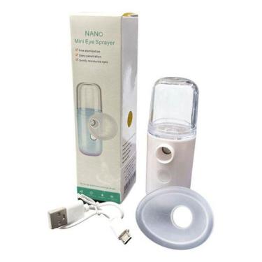 Imagem de Pulverizador Vaporizador Olhos Colírio Atomizador Facial - oem, Branco