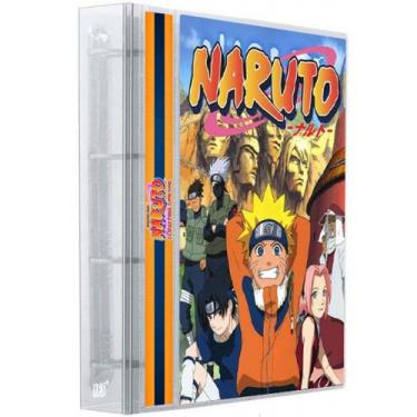 Imagem de Pasta Fichário Carta Cards 4 argolas Naruto Classico Shippuden +10 Fol