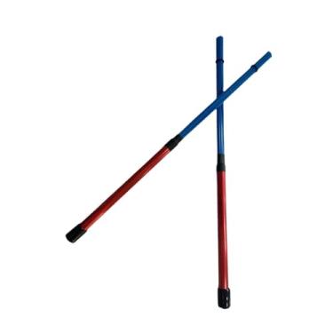 Imagem de menolana Baquetas Tambor Escovas de Arame Presentes com Alças Confortáveis 40cm Comprimento Escovas de Tambor para Crianças Performance Acústica Jazz Folk, Vermelho Azul