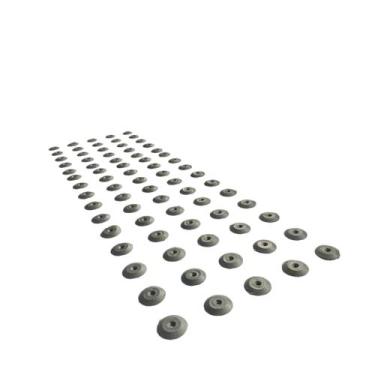 Imagem de Elemento tátil alerta e direcional pvc parafusado - LAGGE ACESSIBILIDA