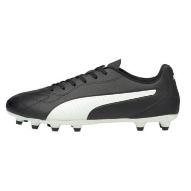 Imagem de PUMA Sapato de futebol masculino Monarch II, Preto/branco, 7.5