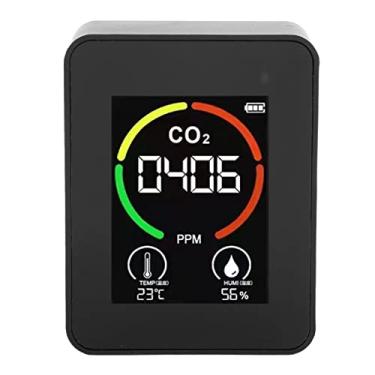 Imagem de Monitor de Qualidade do Ar CO2, Temperatura, Umidade, Tvoc, Hcho, Medidor, Sensor, Testador para Casa