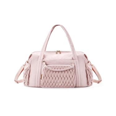 Imagem de Mochila BAGSMART Travel acolchoada Weekender rosa para mulheres