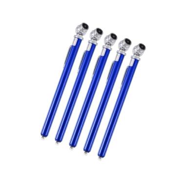 Imagem de Motoforti 5 peças 10-100PSI caneta de caminhão de aço inoxidável de cabeça dupla para pneu medidor de pressão de ar para pneu medidor de ar para bicicleta, quadriciclo, carro, SUV, testador de veículo