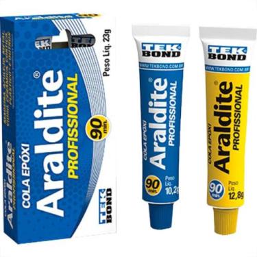 Imagem de Tek Bond Araldite Prof.23G 90Min (Total 24H) - Kit C/6 Pc