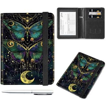 Imagem de Combo porta-cartão de passaporte e vacina, capa para passaporte com compartimento para cartão de vacina bloqueio RFID, carteira, capa de passaporte, capa de passaporte, suporte de passaporte para