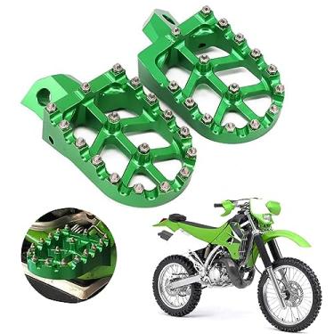 Imagem de Pegadores de pé AnXin para apoio de pé pedalas descansos CNC MX para KAWASAKI KX65 00-19 KX80 98-00 KX85 01-19 KX100 98-19 SUZUKI RM65 03-05 RM100 03 Verde motocicletaAnXin KDX200/220/250 KX125/250/500 R11140075