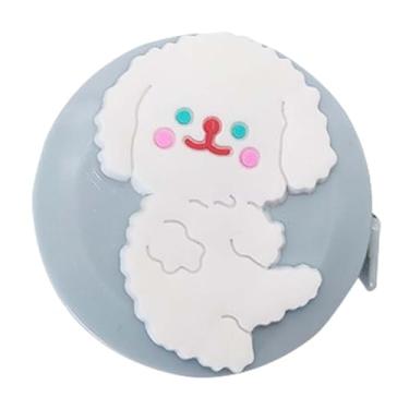 Imagem de IEUDNS Fita métrica portátil, compacta, fácil de usar, pequena, 60 polegadas, 1.5 metros, retrátil para tecido corporal, cachorro