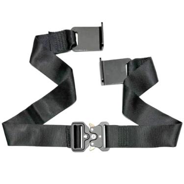 Imagem de HENGLIANG Cinto de segurança GoKart ajustável para Segway Ninebot GoKart Pro/Pro2, acessórios originais do kit Go Kart (Preto)