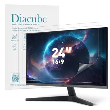 Imagem de Diacube Pacote com 2 protetores de tela com bloqueio de luz azul 16:9 de 60 cm para computador widescreen, desktop, monitor de LED e laptop – Proteção para os olhos | Anti-UV | Anti-reflexo