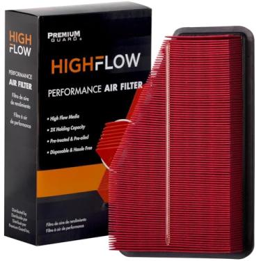 Imagem de HIGHFLOW PA99488X, alto desempenho, filtro de ar de motor descartável | Serve para Jeep Cherokee 2019-20