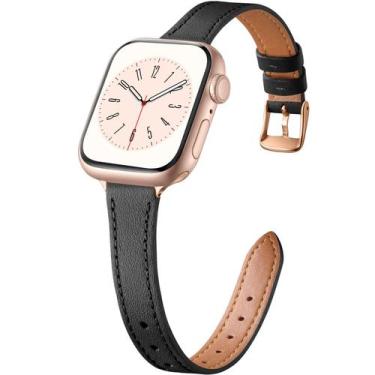 Imagem de Pulseira de relógio Charlam Slim Leather 40 mm 38 mm 41 mm 42 mm 44 mm