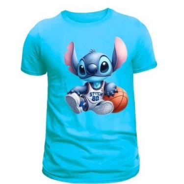 Imagem de Camisetas Masculina Feminina Personalizadas Personagens Lilo e Stitch 