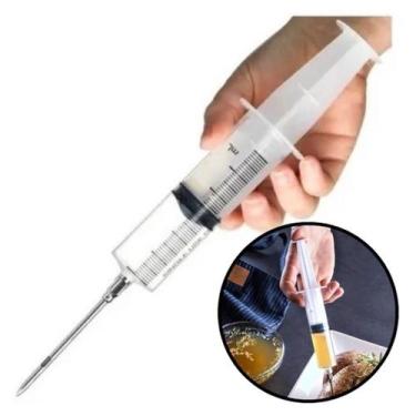 Imagem de Seringa Injetor Temperos Para Carnes Churrasco Frango - FACILE