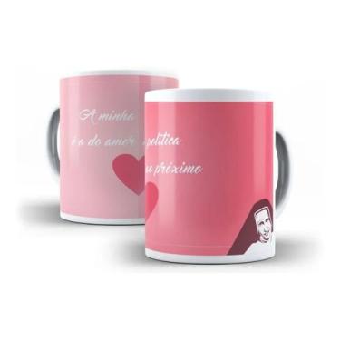 Imagem de Caneca Porcelana Católica Irmã Dulce Minha Política É O Amor - Villa C