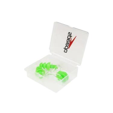 Imagem de KIT NATACAO PROT DE OUVIDO E NOSE CLIP 601302-230 Verde - Speedo, Verd