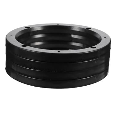 Imagem de 2 pares de espaçadores de alto-falante de carro, anéis adaptadores universais de auto-falante, instalação personalizada