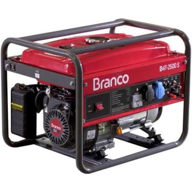 Imagem de Gerador Energia a Gasolina b4t2500s Manual l6,5cv 15L Branco