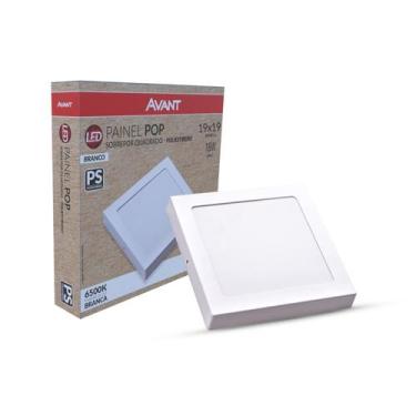 Imagem de Painel Led Plafon Pop Sobrepor 18w 6500k Branco Frio 22cm 110v/220v Bi