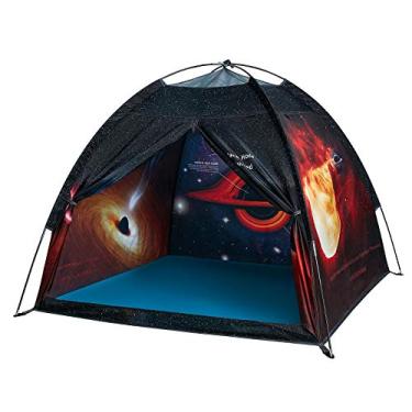 Imagem de Barraca Black Hole Play – Barraca Space World Dome – Barraca pop-up imaginativa para diversão ao ar livre e interna, barraca espacial infantil de astronauta para meninos e meninas – Presente perfeito para crianças
