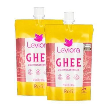 Imagem de Kit 2X: Manteiga Ghee Sal Do Himalaia Sem Lactose Refil - Leviora