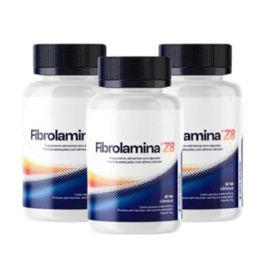 Imagem de Kit 3 Fibrolamina Z8 60 Cápsulas - Fibrolamina Z8 Original - In LIfe