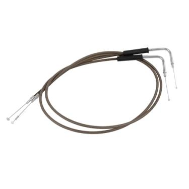 Imagem de 89.9 cm 99.1 cm 109.2 cm 119.4 cm 129.5 cm 139.7 cm 139.7 cm 149.9 cm 149.9 cm Kit de fio de aço inoxidável compatível com Harley Dyna Softail XL 883 1200 Fat Boy Heritage Road King Throttle Clutch