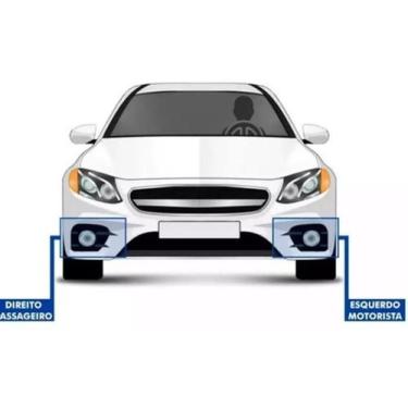 Imagem de Moldura Grade Farol Milha Palio 2004 A 2017 Preto - 67781