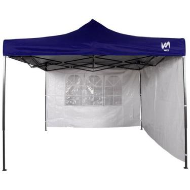 Imagem de Gazebo Tendas Wild 3x3 Articulado Em Aço 2 Paredes De Lona
