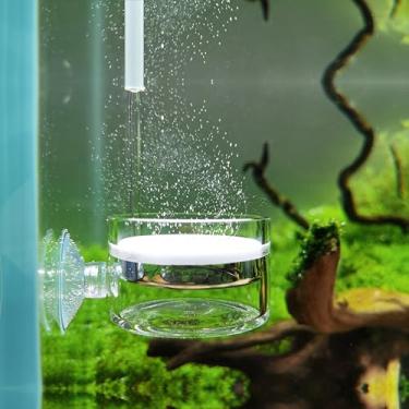 Imagem de Difusor de CO2 de vidro de pólen JARDLI com tubo de conexão em forma de U para aquário plantadoJARDLI 1.5" for 20 - 50 US gallons JACOP40