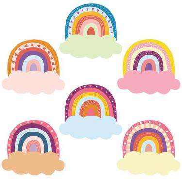 Imagem de Placas de identificação Henoyso Rainbow 108 unidades para mesas de sal