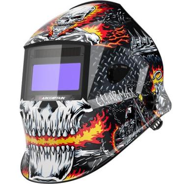 Imagem de Capacete de soldagem ARCCAPTAIN HSH-S800 Auto Darkening True Color